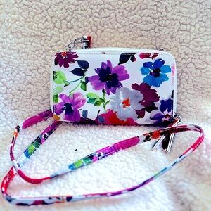 Buxton vintage floral cross body bag